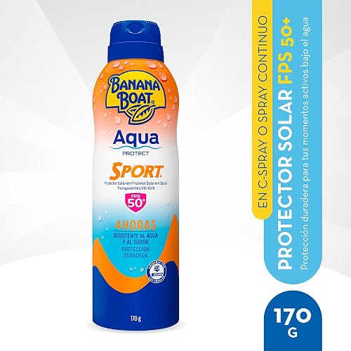 Banana Boat Sport Aqua Protect Spray Protector Solar 50+ FPS 177ml