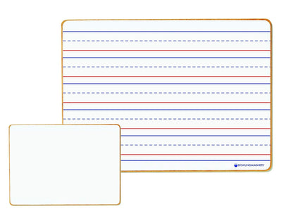 735206 Magnetic Dry Erase Boards - Double-Sided Ruled/Blank (Pack of 5)