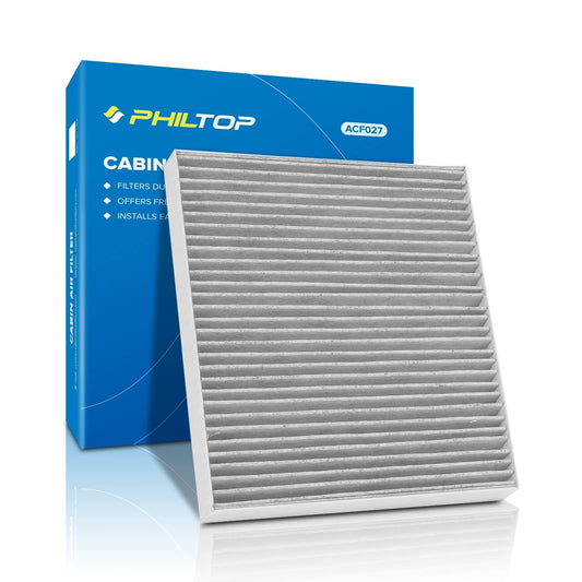 PHILTOP Filtro de aire de cabina, repuesto para CF11966, Impala, Malibu, Cruze, Colorado, Camaro, Traverse, Equinoccio, Acadia, Cañón, Terreno, Enclave, Envision, Filtro de cabina con carbón activado, paquete de 1