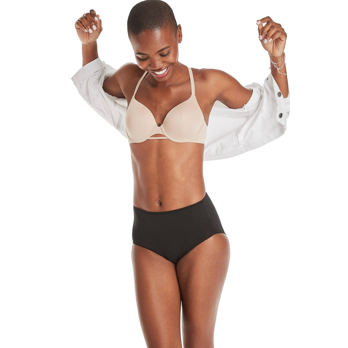 Hanes Ropa Interior de Microfibra Cool Comfort, Paquete de 10 Ropa Interior para Mujer