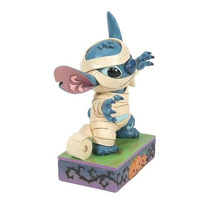 Enesco Disney Traditions Collection by Jim Shore - Figura de Disfraz de mamá de Lilo y Puntada, Resina de Piedra, Pintada a Mano, Coleccionable, diseño de Halloween, decoración del hogar, 6.25
