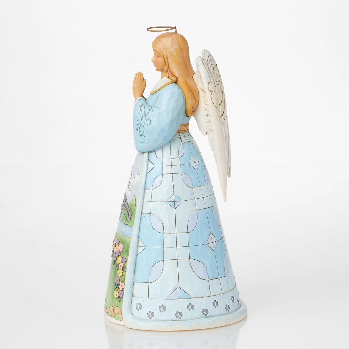 Enesco Jim Shore Heartwood Creek - Figura de ángel de Duelo para Mascotas, 9.75 Pulgadas, Multicolor