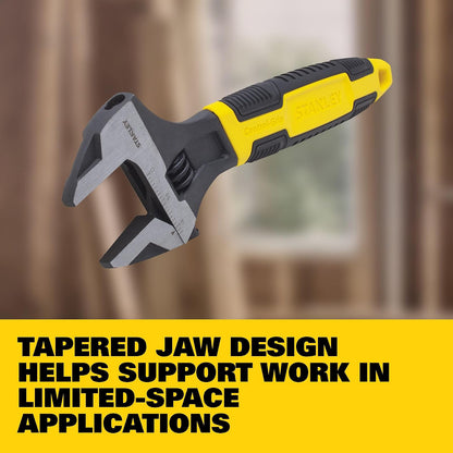 STANLEY 90-948 Llave Ajustable MaxSteel, tamaño 8 pulgadas