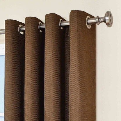 Eclipse Cortina Blackout con Ojales - 132.1An x 213.4Al cm (1 Paneles) - Chocolate