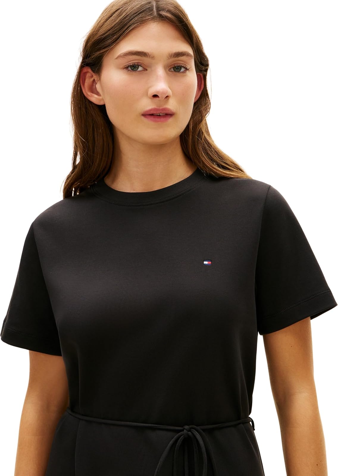 Tommy Hilfiger Interlock T-Shirt SS Dress Vestido Informal Mujer