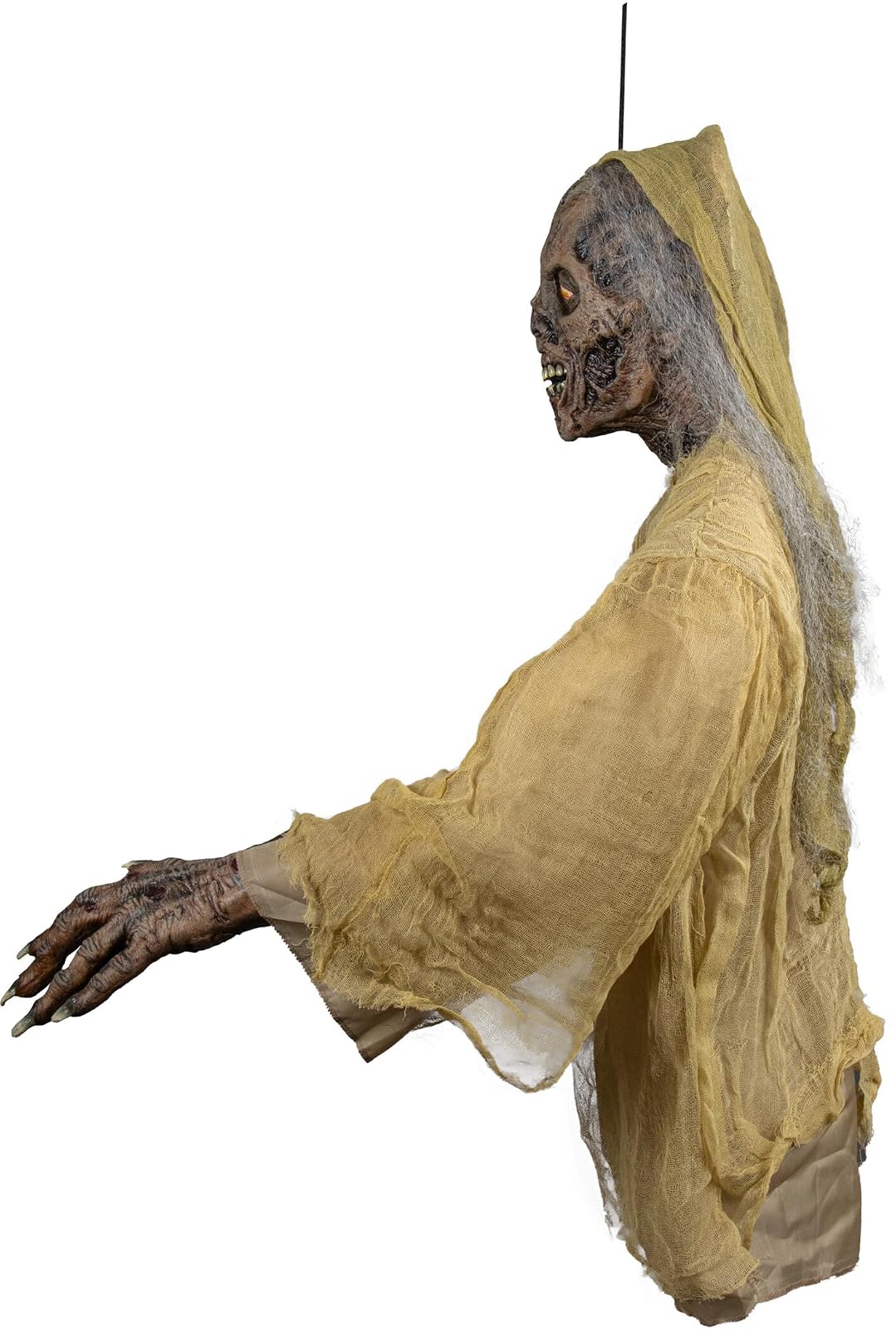 Rev Creepshow Creep Hanging Prop Decoración Colgante Oficial Creepshow, Figura Zombie de Terror para Halloween, Casa Embrujada, Fiestas Temáticas y Exhibición