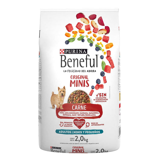 Purina Beneful Adulto Raza Pequeña Sabor Carne 2Kg
