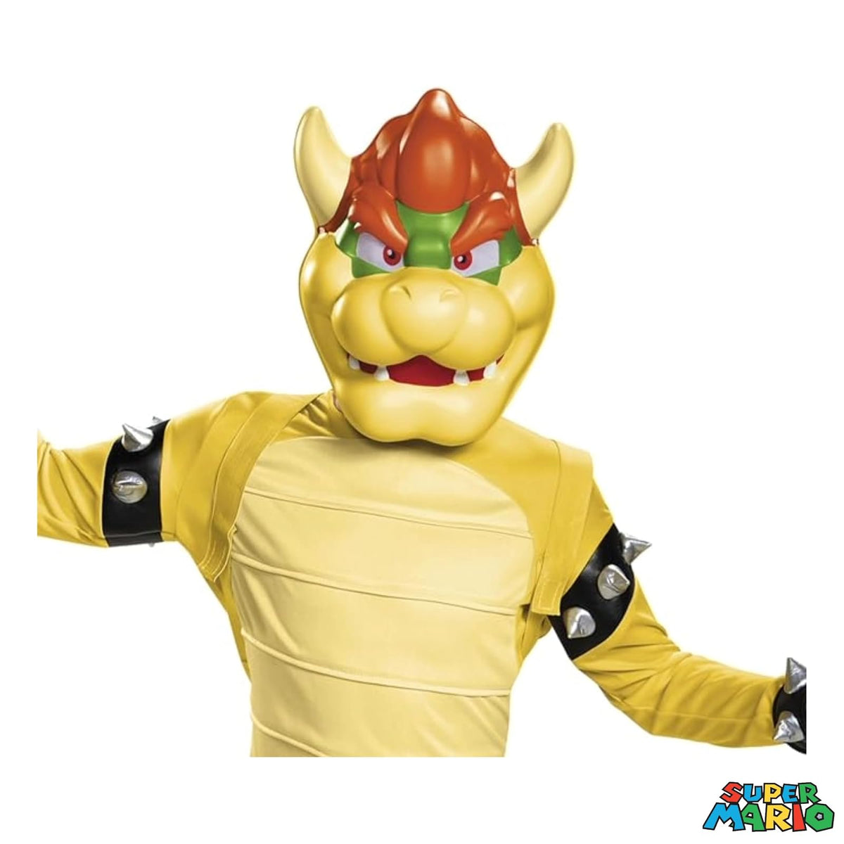 Nintendo DISK85147G Bowser Deluxe - Disfraz para niños, talla L