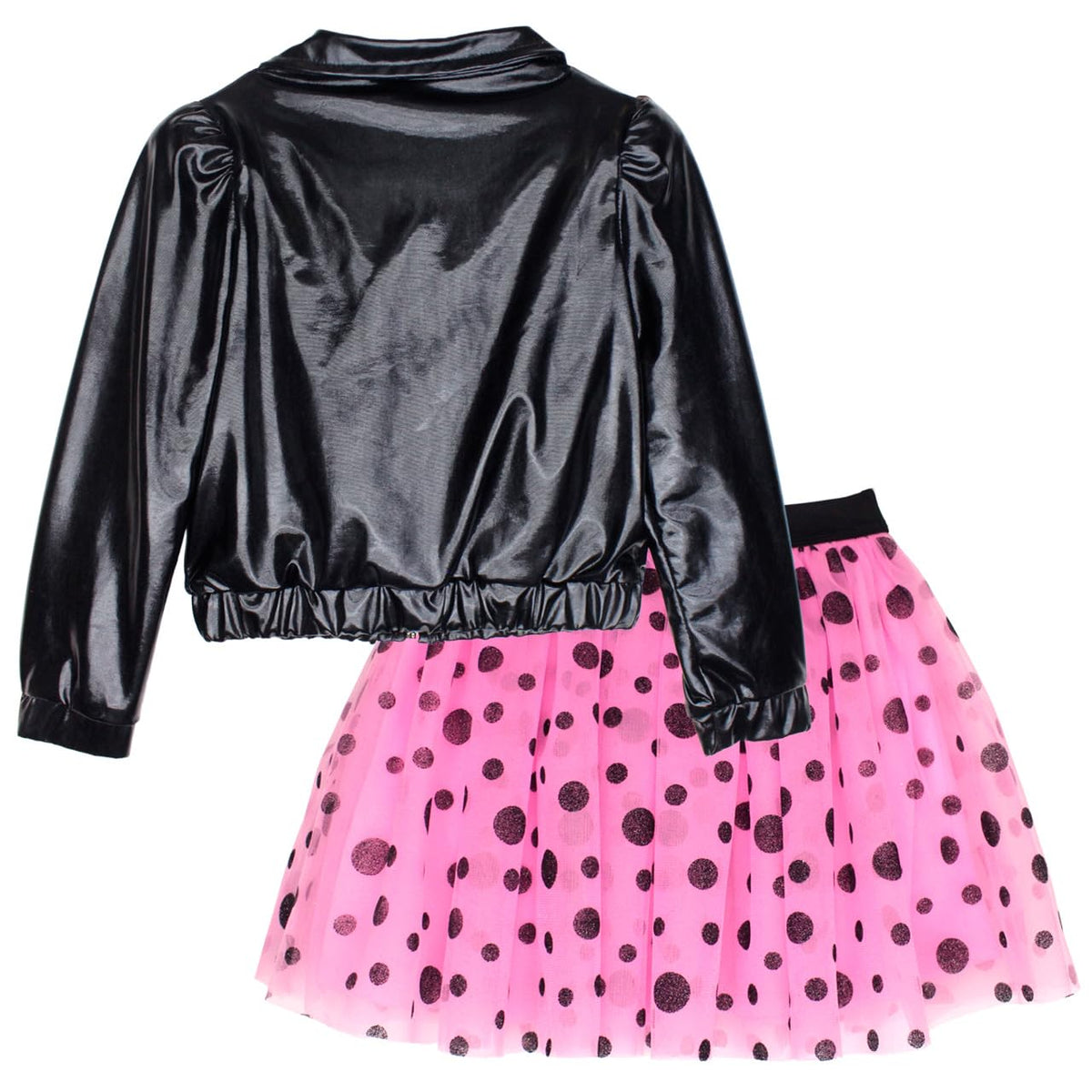 Barbie Conjunto Top + Chamarra + Falda Babie Conjunto 3 piezas Niñas