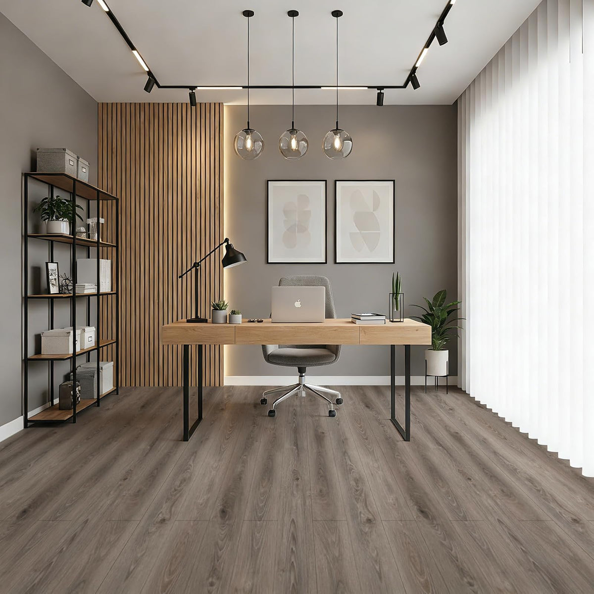 Art3d - Azulejos de piso para despegar y pegar de 15 pies cuadrados, 10 piezas de lujo de vinilo para pisos de madera, calcomanía e impermeable para recámara, sala de estar, cocina, teca