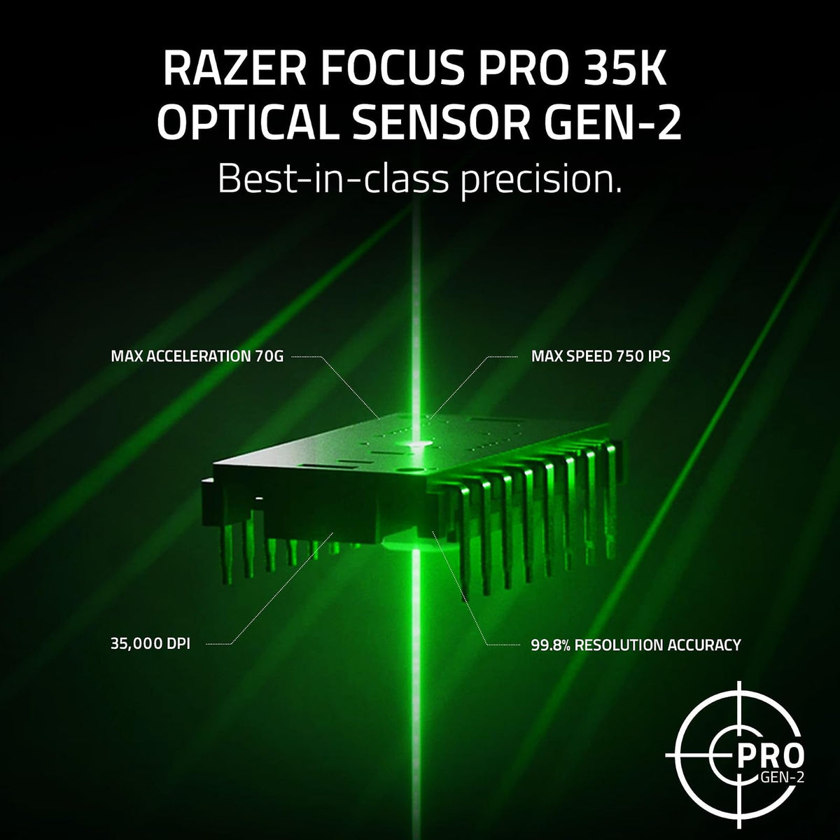 Razer Viper V3 Pro Wireless Esports Gaming Mouse: Symmetrical - 54g - 8K Polling - 35K dpi Optical Sensor - Gen3 Optical Switches - 8 Programmable Controls - 95 HR Battery - Counter-Strike 2 Edition
