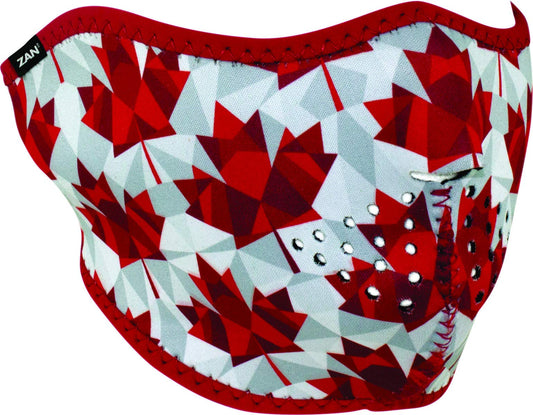 ZANheadgear WNFM139H Neoprene Half Face Mask, Canadian Pride