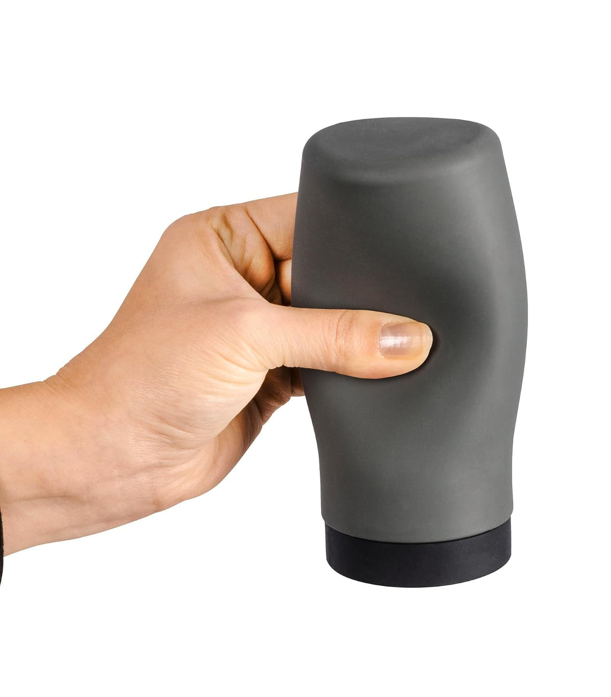Wenko Dispenser for Dish Liquid Easy Squeez-e Grey