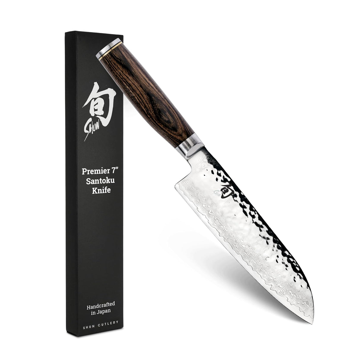 Shun Premier Cuchillo de chef, Santoku, 7" (17.5 cm), Plateado, 17,78cm