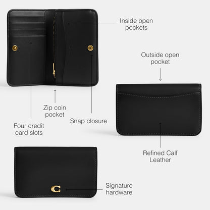 Coach Essential - Estuche para tarjetas para mujer