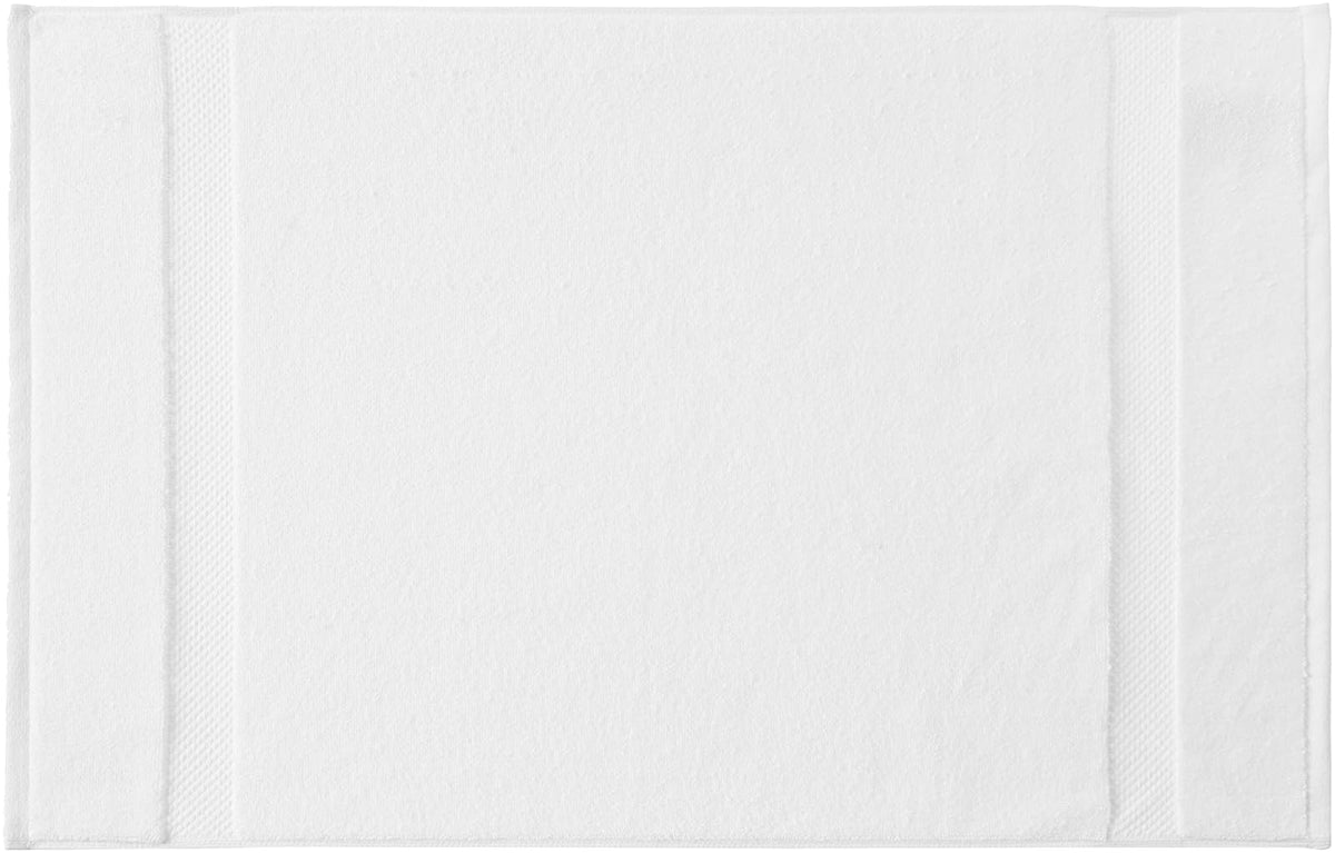 Aware - Alfombrilla de baño 100% algodón orgánico, 20 x 31 pulgadas, color blanco