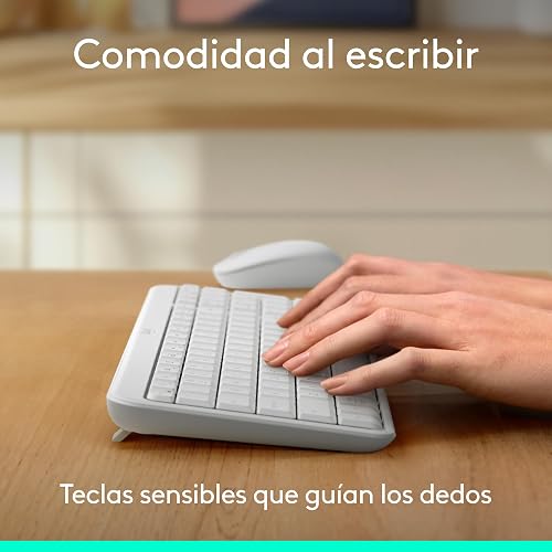 Logitech K250 Teclado Compacto Bluetooth para Windows, ChromeOS ó iOS, Batería de 12 Meses - Color Blanco