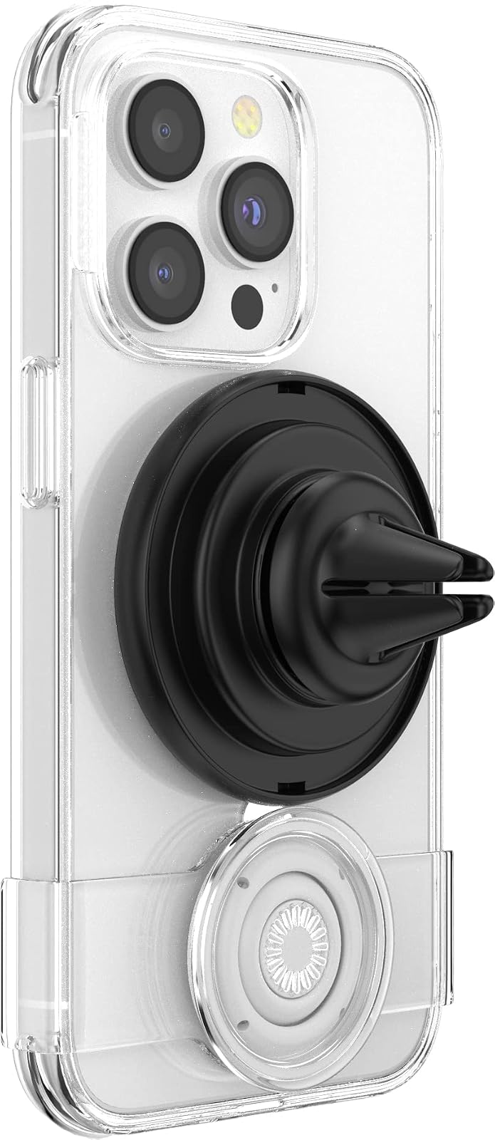 PopSockets: Soporte de Automóvil Compatible con MagSafe®, Soporte magnético para teléfono para Automóvil, Soporte de teléfono para Automóvil, Negro