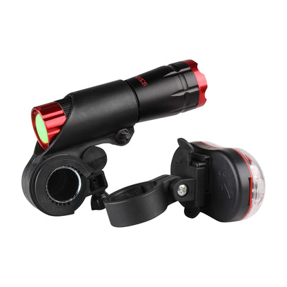 Mikel's SLDT-2 Set de Linternas para Bicicleta, Delantera y Trasera