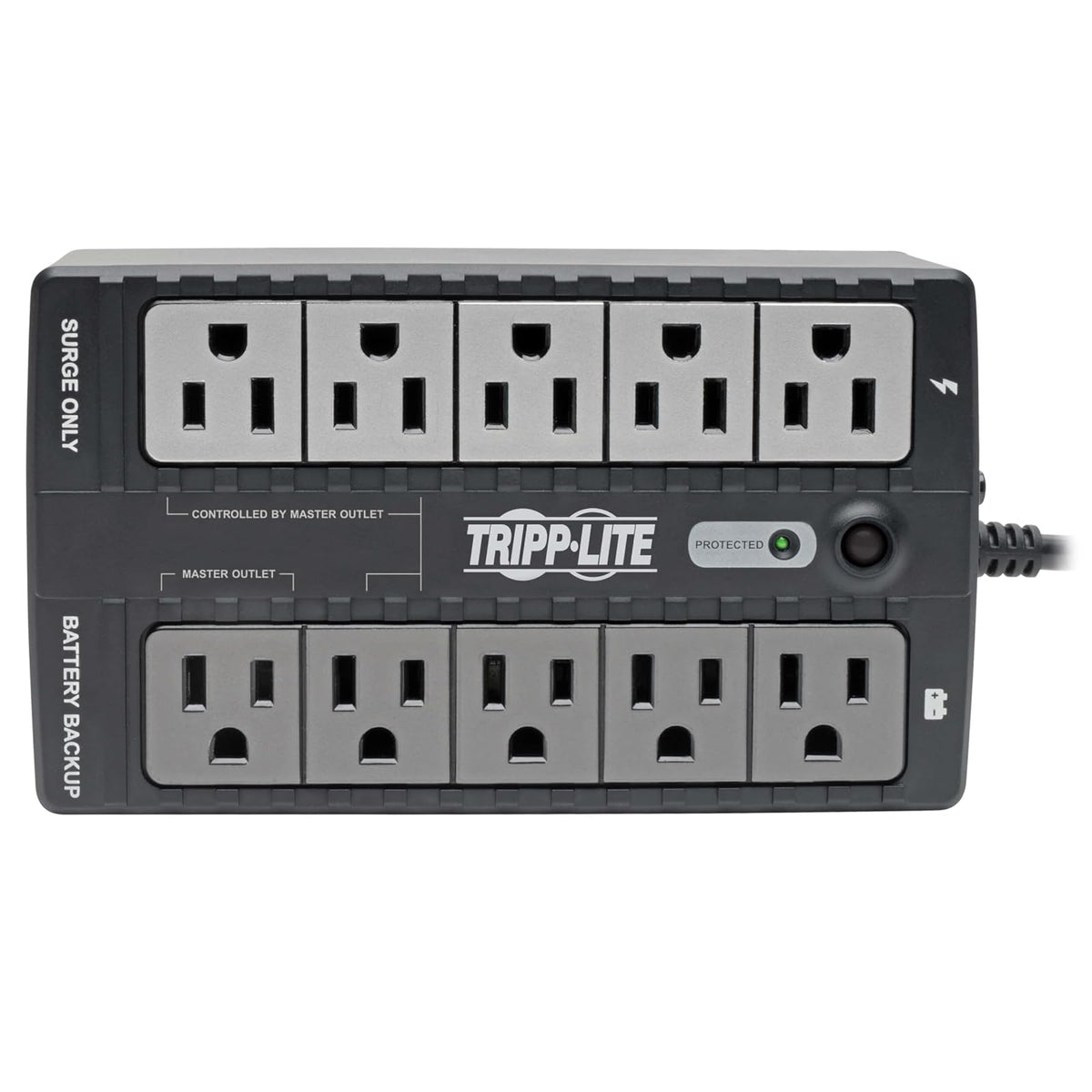 Tripp Lite ECO550UPS No Break 550VA 300W UPS Standby, Compacto, Ahorrador de Energía, USB, Tel/DSL, 8 Contactos