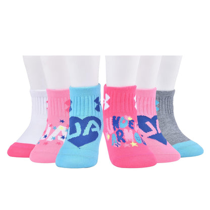 Under Armour Girls Multi Pack Sock