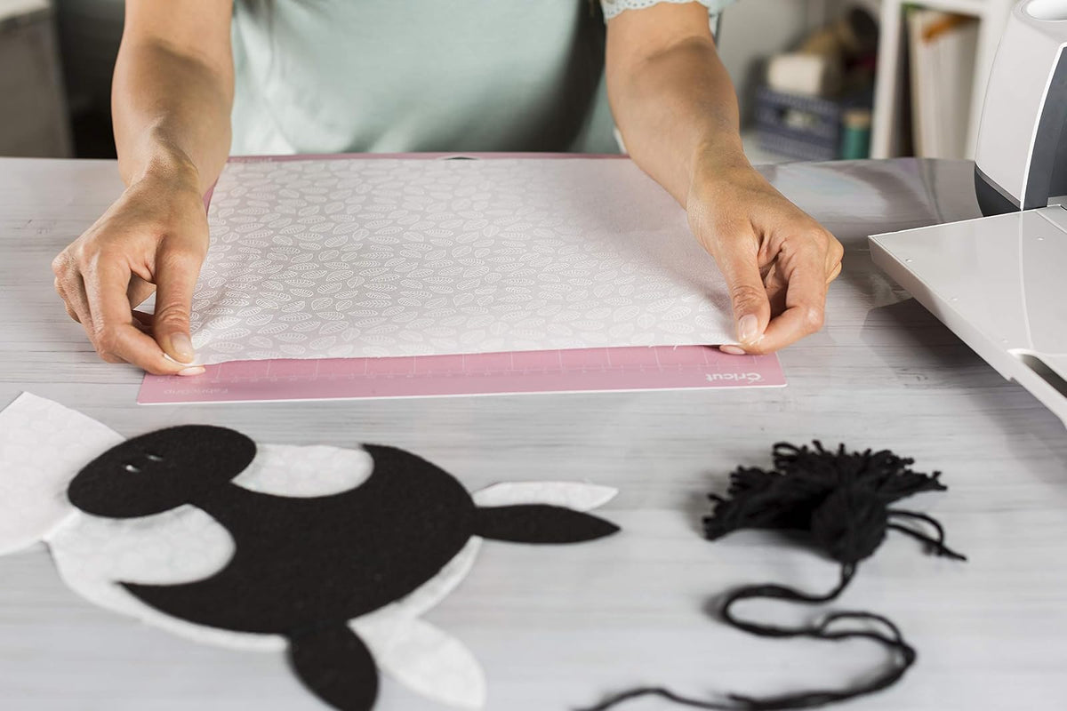 Cricut 2004706 Tapete Fabricgrip Azul, 30 x 30 cm - Paquete de 3