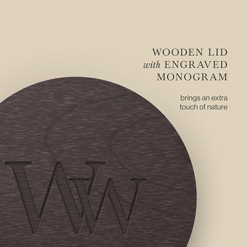 WoodWick Vela grande de reloj de arena, amatista y ámbar, 22 onzas