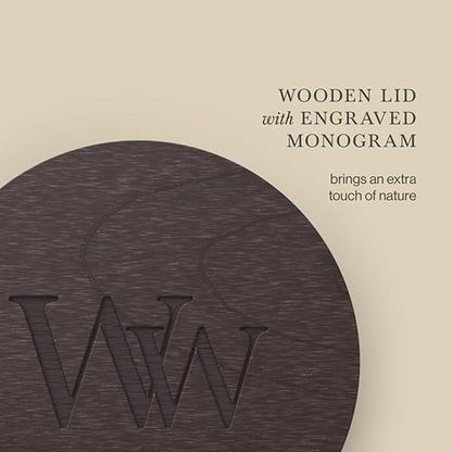 WoodWick Vela grande de reloj de arena, amatista y ámbar, 22 onzas