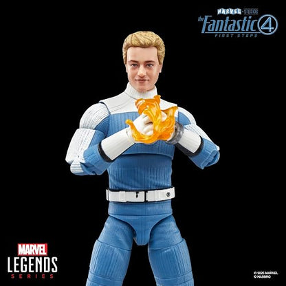 Marvel Legends Johnny Storm, Los 4 Fantásticos: Primeros Pasos, Figura de Acción 15 cm