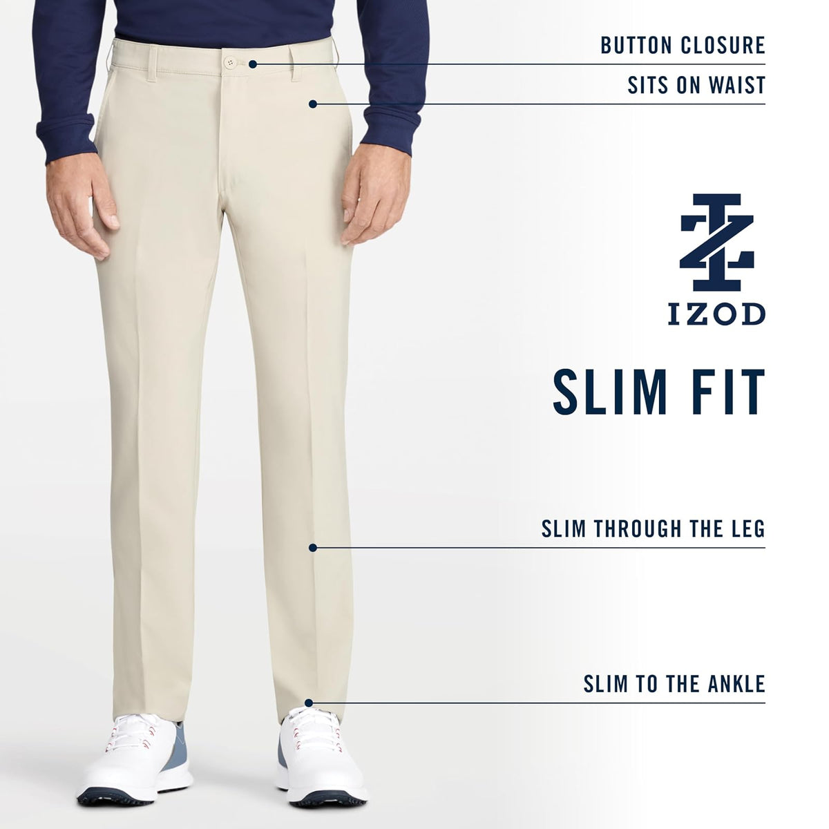 IZOD Men's Swing Flex Pant