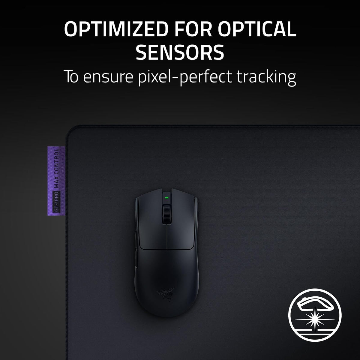Razer Gigantus V2 Pro Soft Esports Gaming Mouse Pad (MAX Control) – Ultra-High Friction Cloth Surface, Tracking Accuracy, GlideCore Foam, Anti Slip Base, Low-Profile Stiched Edges – Large