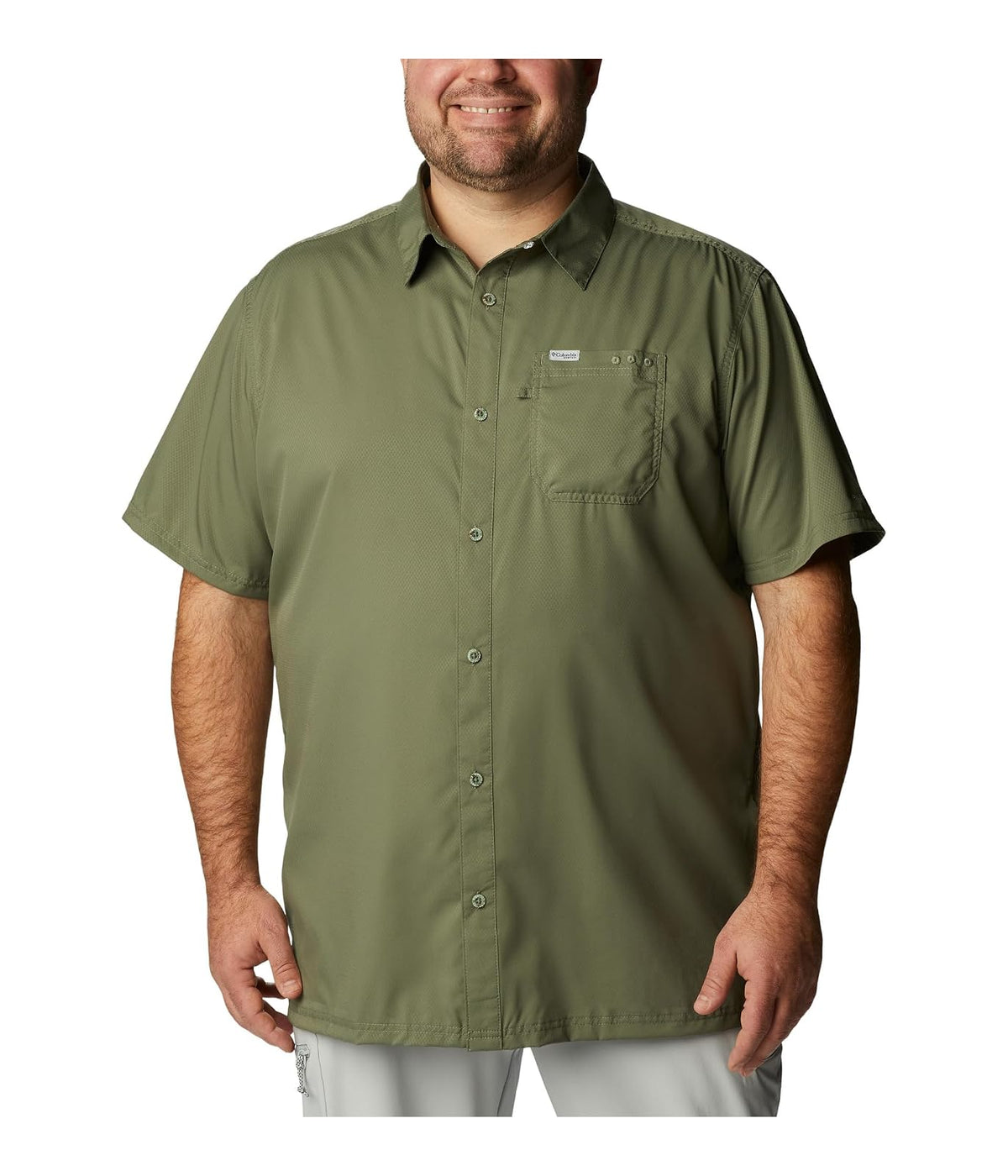 Columbia Slack Tide Camp Camisa de Pesca Manga Corta para Hombre - XL Alto - Cypress