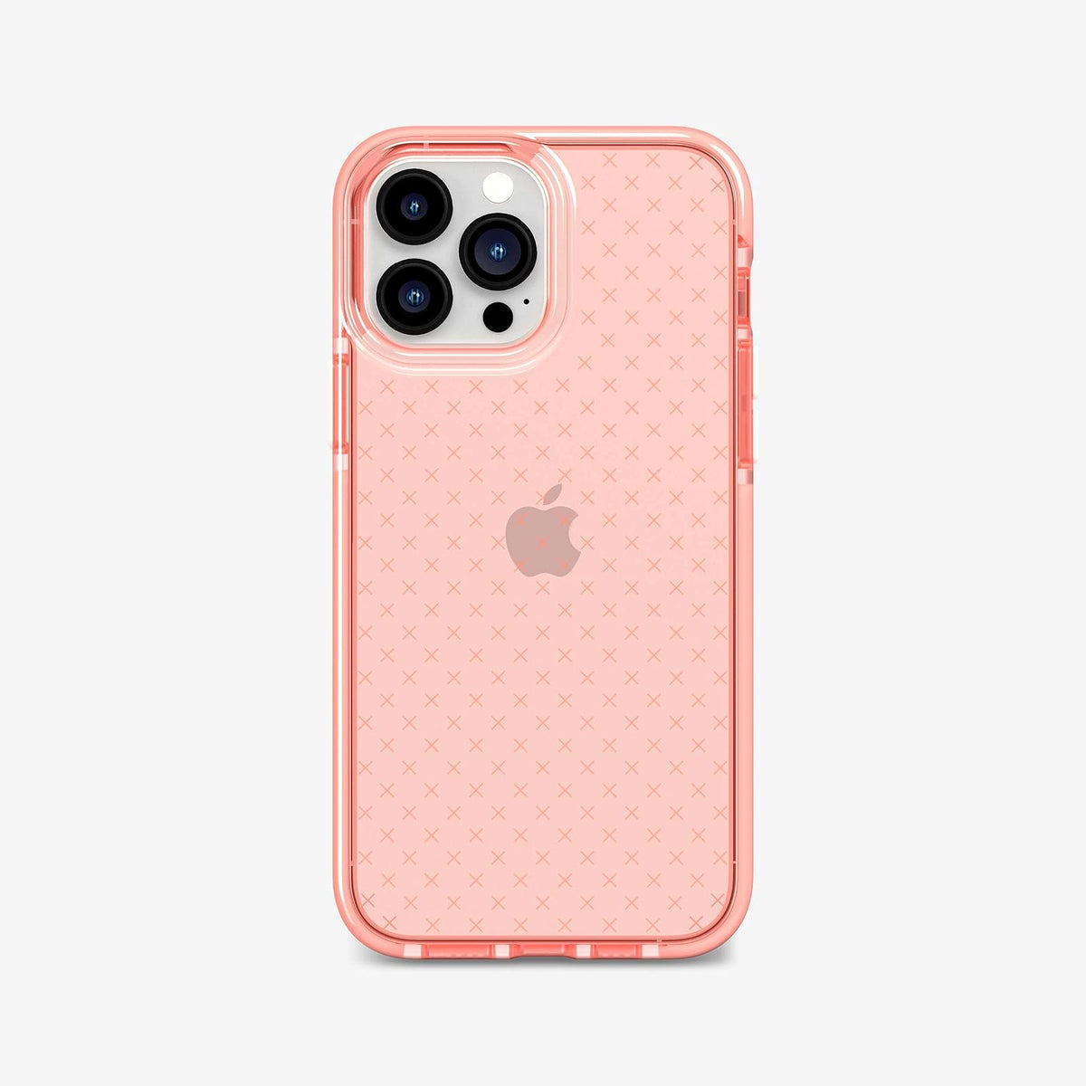tech21 Funda EVO Check para iPhone 13, 13 mini y 13 Pro Max - Coral - iPhone 13 Pro Max - Estuche