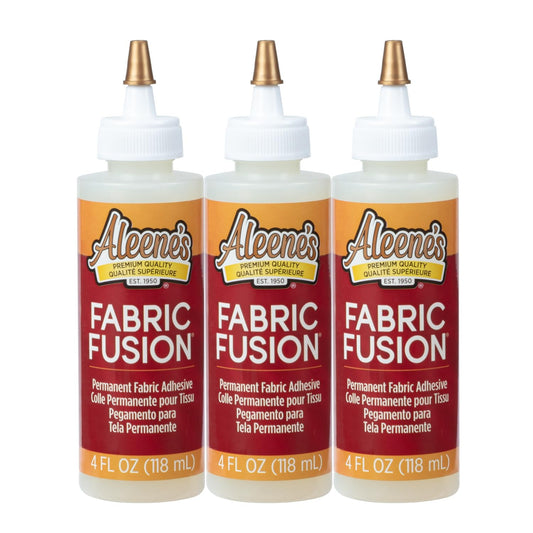 Aleene's Fusion Fabric Glue, 4 Fl Oz - 3 Pack, Multi
