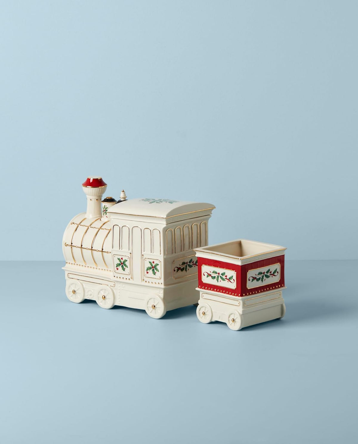 Lenox 894179 - Juego de 5 Piezas para Servir de Tren navideño, decoración navideña