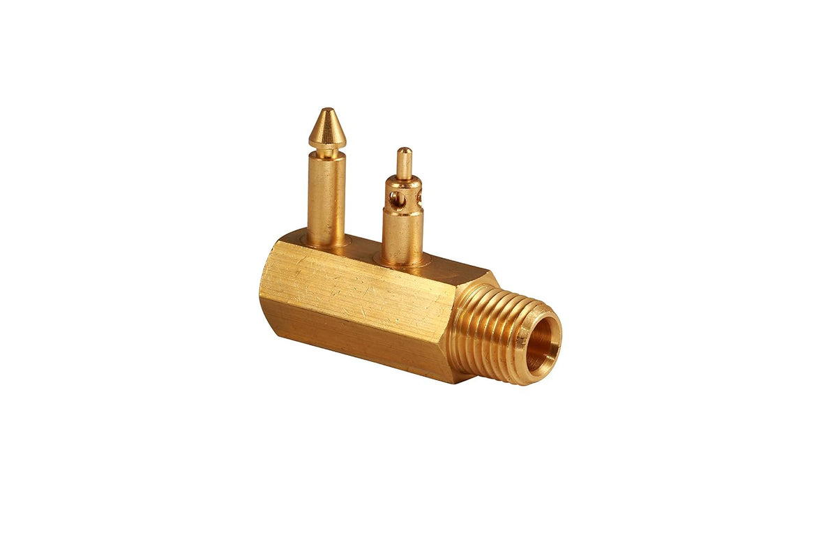 attwood Brass Quick-Connect Tank Fitting 1/4-Inch NPT Male Thread for Johnson/Evinrude/OMC