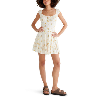 AEROPOSTALE Floral Smocked Vestido Informal Mujer