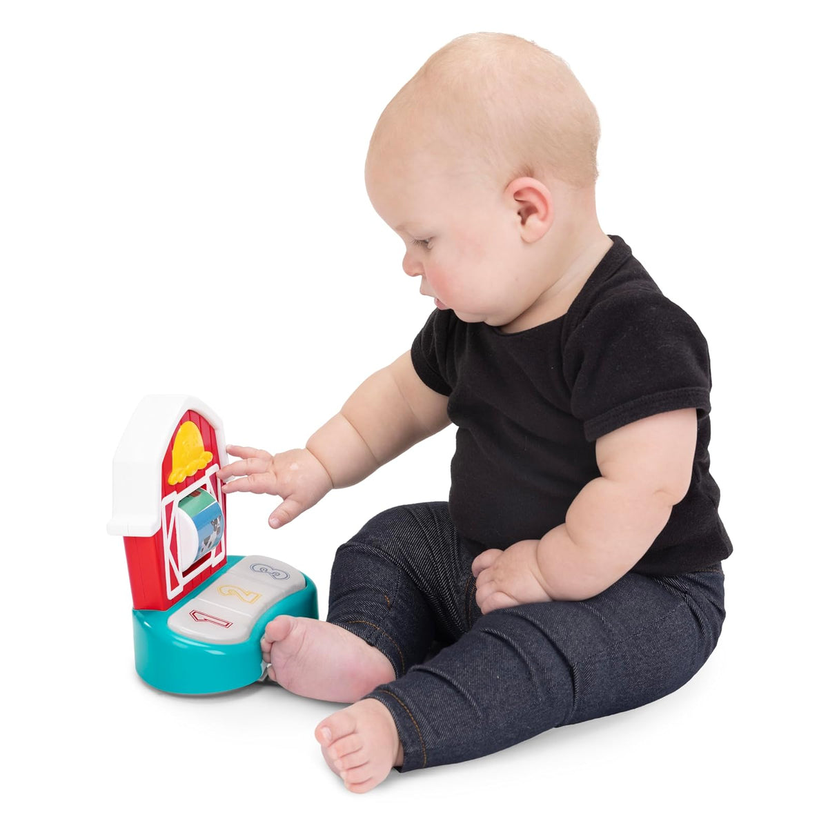 Baby Einstein Farm Explorers Jumper Saltador 2 en 1 Para Bebé con Juguetes Interactivos, Música, Luces y Sonidos, 6 a 12 Meses