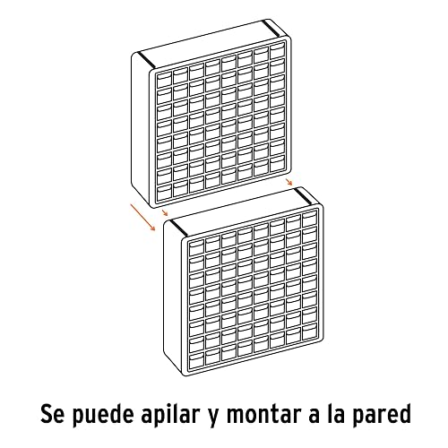 Truper ORG-16, Organizador con 16 gavetas
