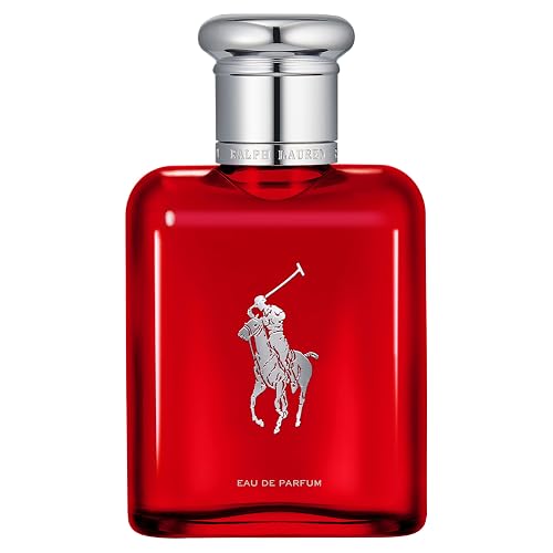 Ralph Lauren Polo Red Eau de Parfum - Perfume para Hombre, Fragancia Especiada y Seductora con Notas de Jengibre Rojo, Salvia y Maderas Cálidas como Cedro, Estilo Libre e Intenso, 75 ml