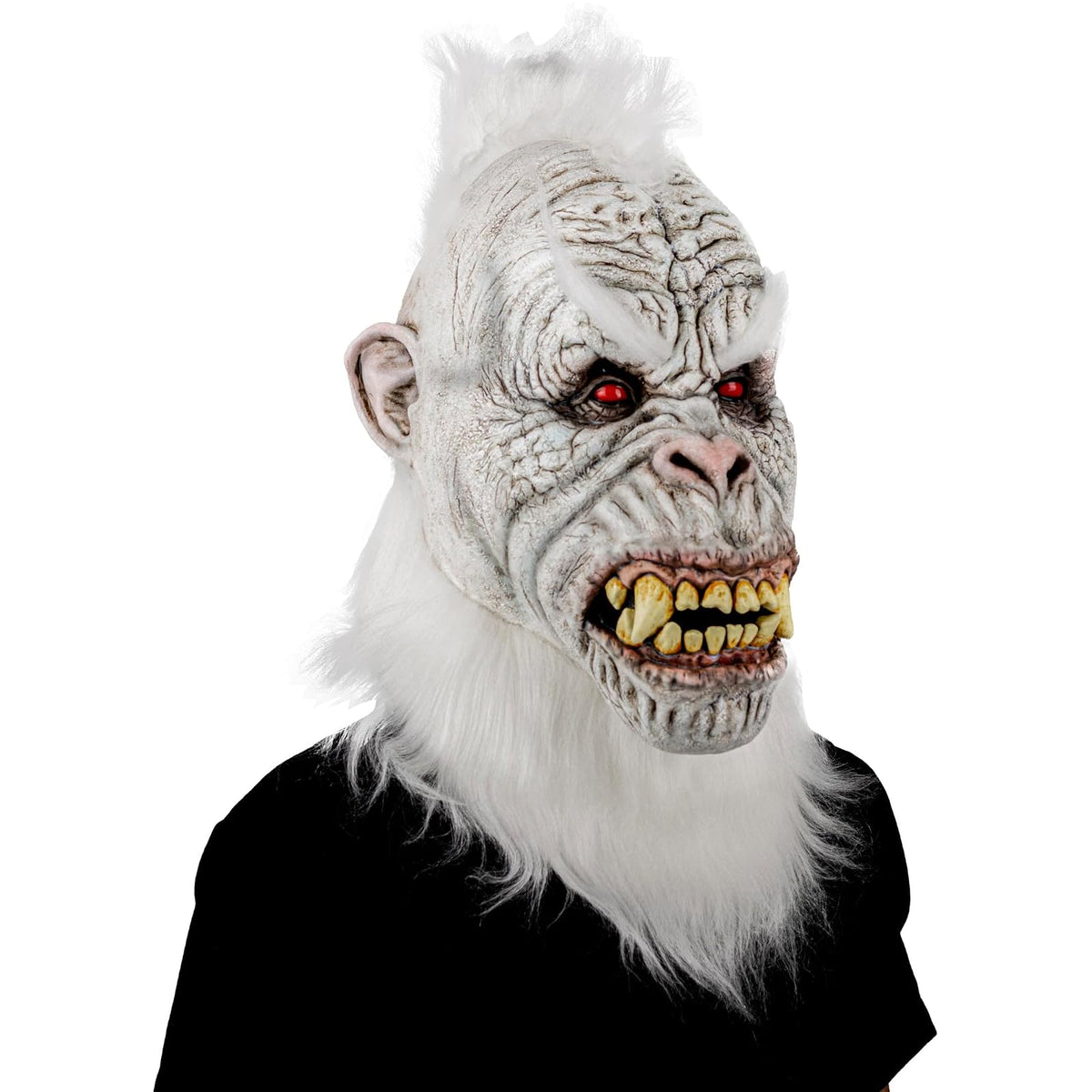 Ghoulish Productions Máscara De Látex Yeti, Accesorio Látex Cosplay Monstruos Leyendas, Disfraz Aterrador para Halloween y Fiestas Temáticas, Cosplay Monstruo de la Montaña, Diseño Artesanal