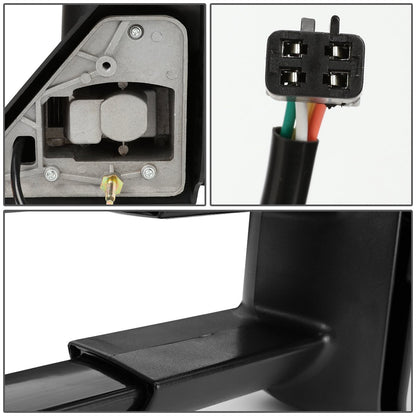 DNA Motoring TWM-022-T111-BK-R Espejo de Remolque Eléctrico Derecho para Chevy C/K 1500/2500 1988-2000 y Tahoe 1995-1999, Negro