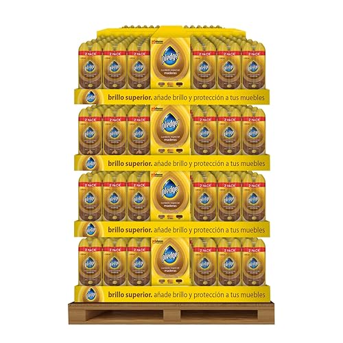Pledge Madera Lustrador de Muebles en Aerosol Original, 2 Unidades de 430ml
