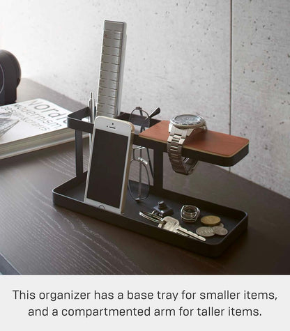 YAMAZAKI home Torre Desk Bar, Negro, 1 uds. por Paquete