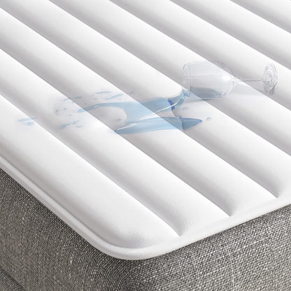 Comfort Classics Cojín de microfibra para sofá cama Frisco, blanco, 60 x 72 "