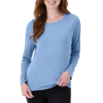 Hanes Sport Cool DRI playera de manga larga para mujer - Azul - claro - XXL