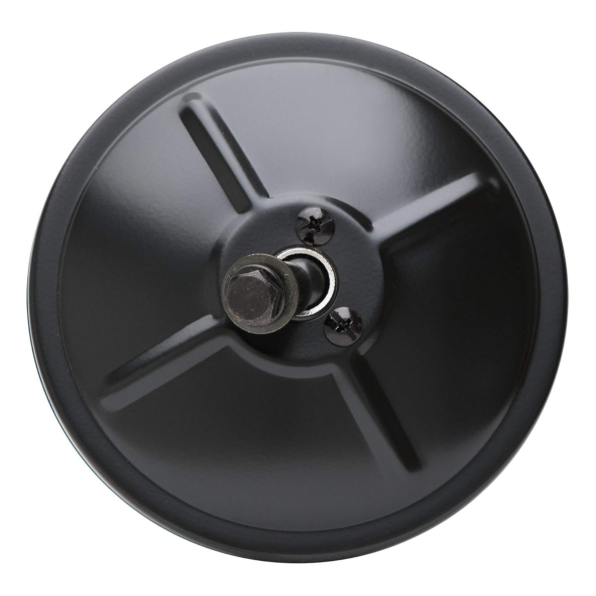 Retrac Cabezal de Espejo Convexo de Montaje Central 610131, 13 cm, Acero Negro, Universal