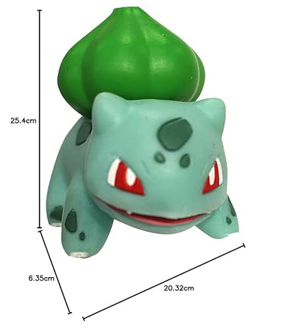 Pokemon Figura de Batalla de 8 Unidades – Viene con 2 en Pikachu, 2 en Bulbasaur, 2 en Squirtle, 2 en Charmander, 2 en Meowth, 2 en Jigglypuff, 3 Pulgadas Loudred y 3 Pulgadas Psyduck