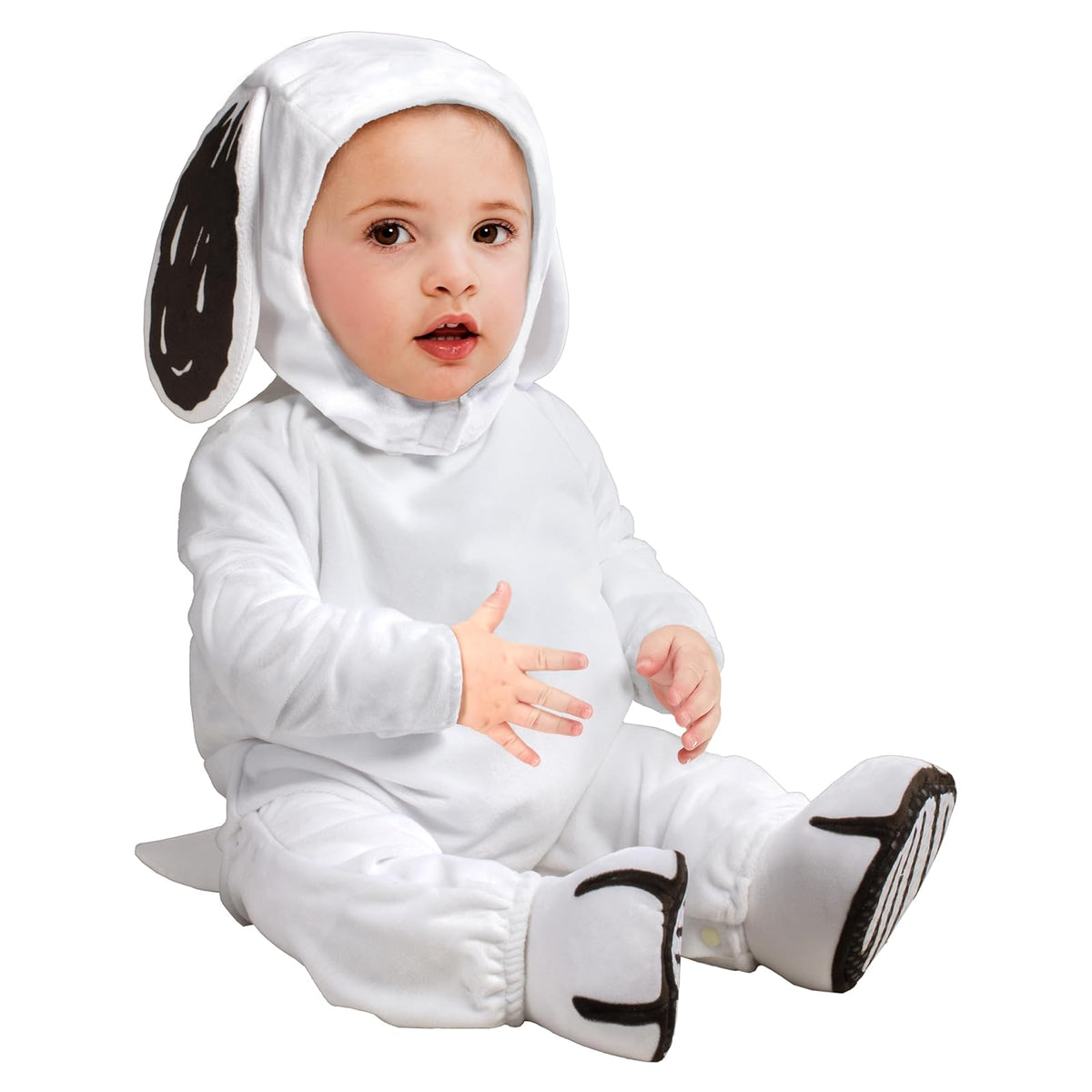 Rubie's - overol para disfraz de Snoopy para bebé/niño pequeño, sombrero y botines, 12-18 meses