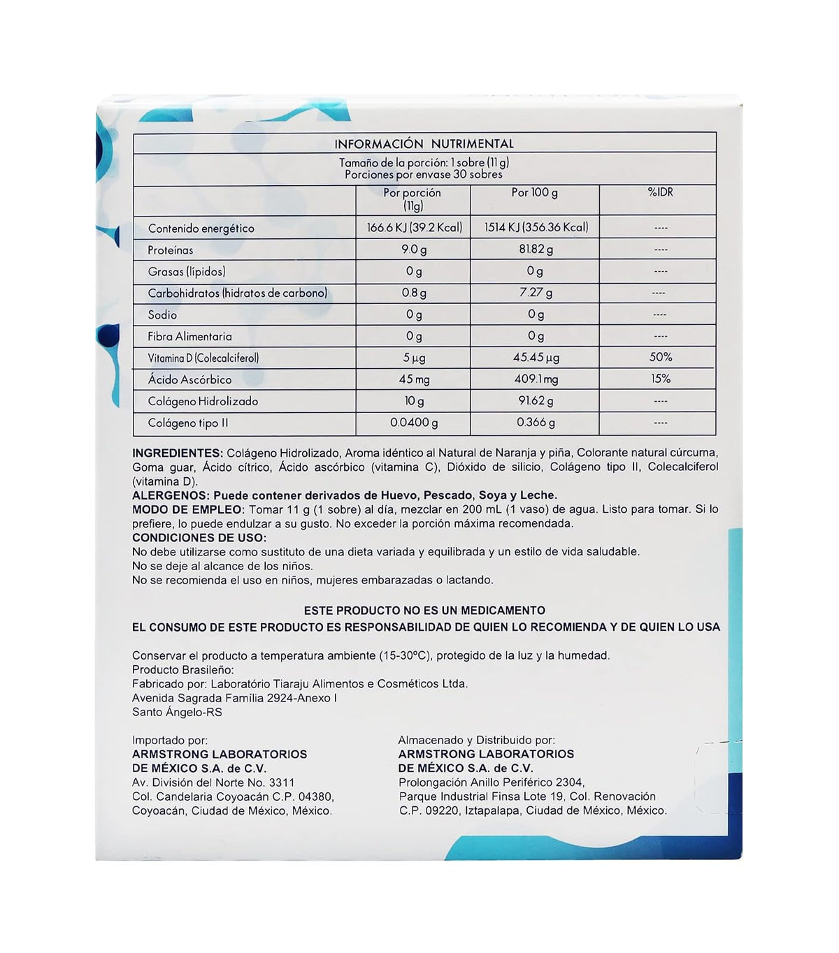 Tesiflex Duo Polvo caja con 30 sobres de 11 gr. c/uno